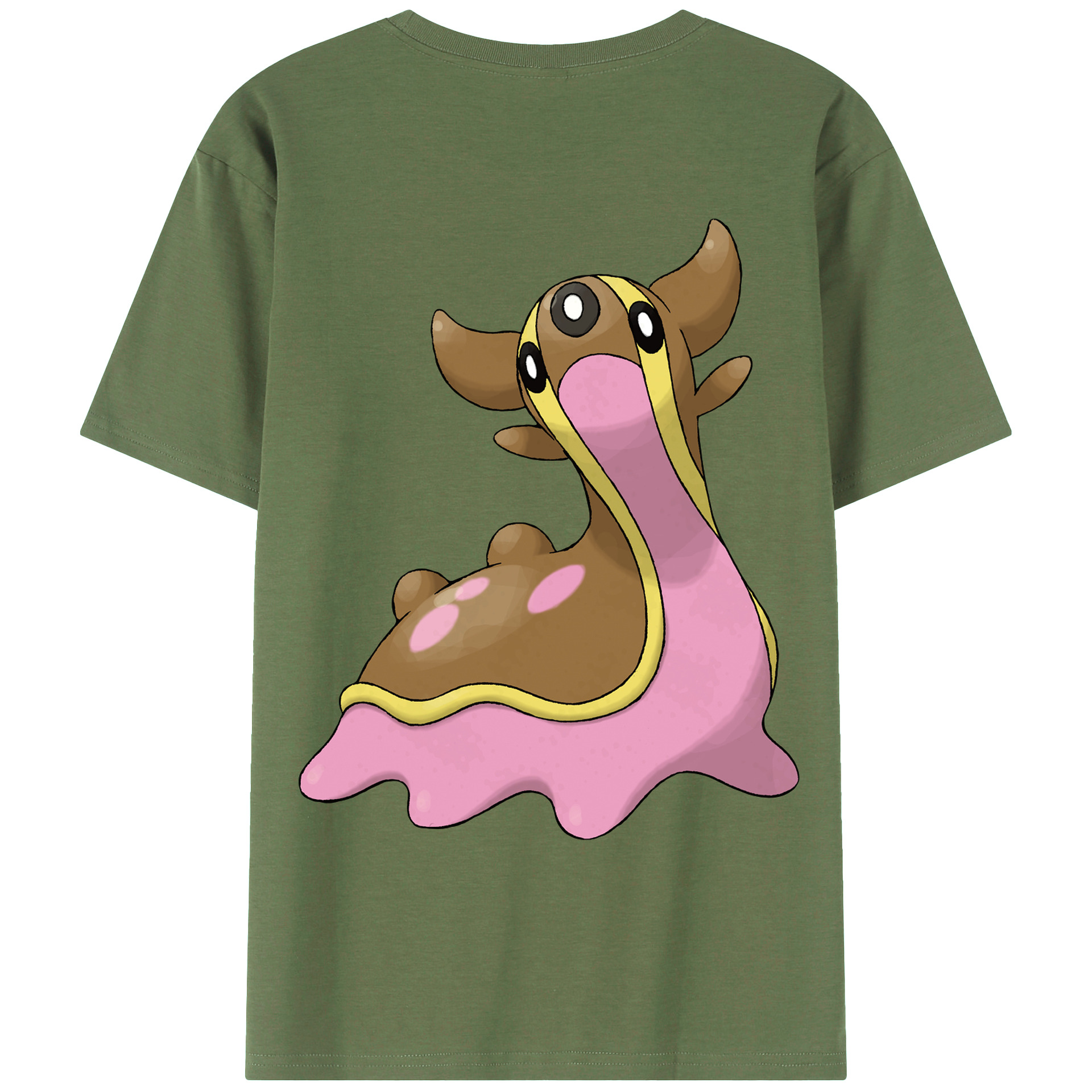 （画像用） ポケットモンスター Pokémon 綿100％ メンズ半袖Tシャツ（バックプリント） 通気性